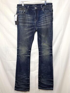 Embellish Jeans Men’s 34x35 Distressed Straight Stretch